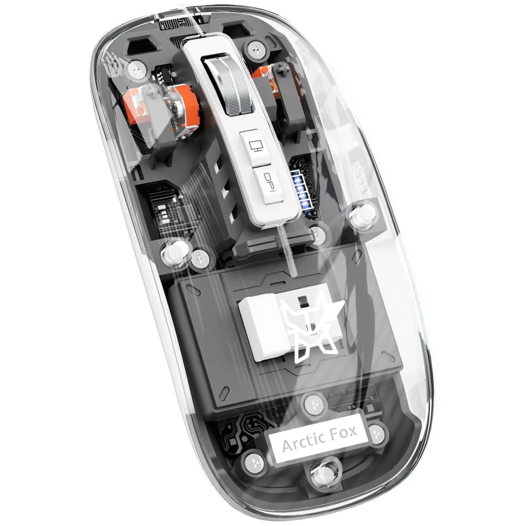 Arctic Fox Pureview Transparent Wireless Mouse